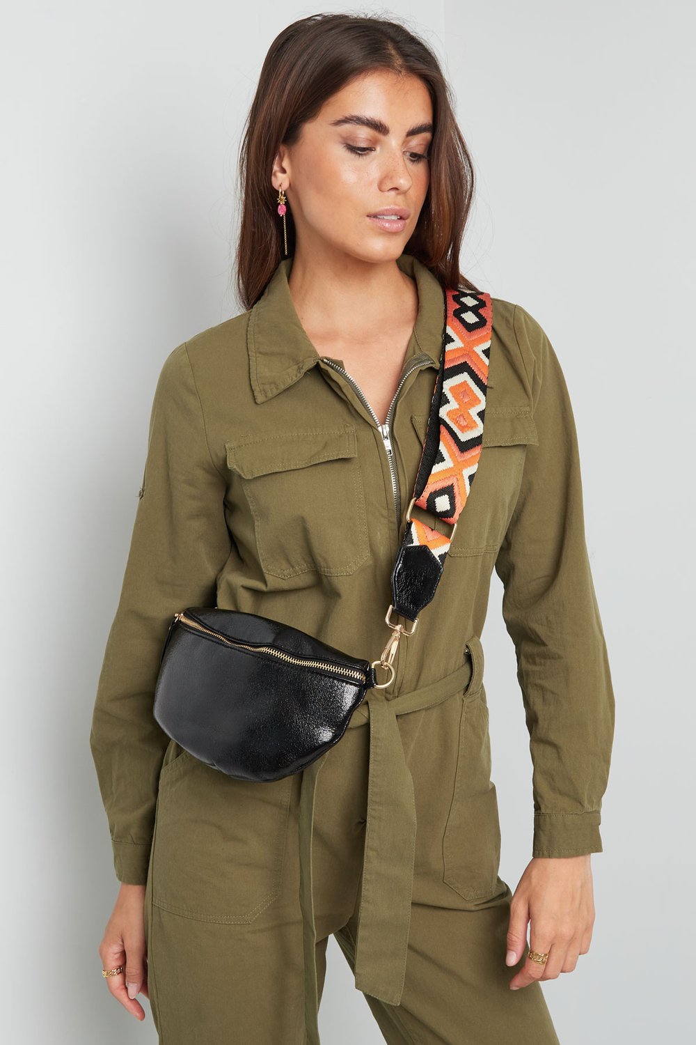 Bronze brilliance shoulder bag - coppery h5Picture4